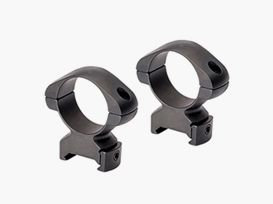 Nikko Stirling montaggio anello 1" 25,4 mm Low Diamond Steel Lock 2 pezzi NSM1WL