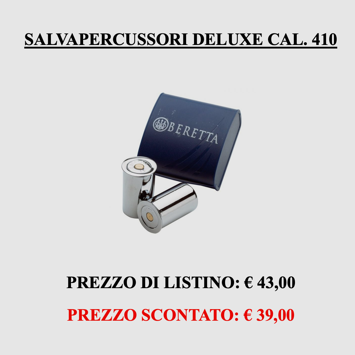 Beretta – Beretta Salvapercussori Deluxe para Rifle cal.410, imagen 1 de 2