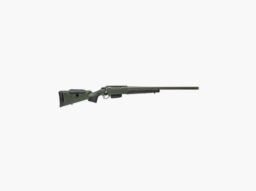 Tikka T3x Super Varmint Tungsten Cerakote verde Canne Filettate 5/8X24