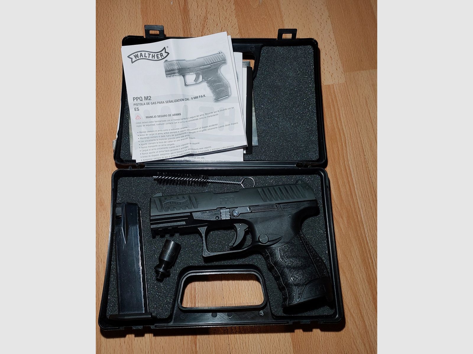 Walther PPQ M2 Schreckschuss Pistole 9mm P.A.K. schwarz (PTB 958)
