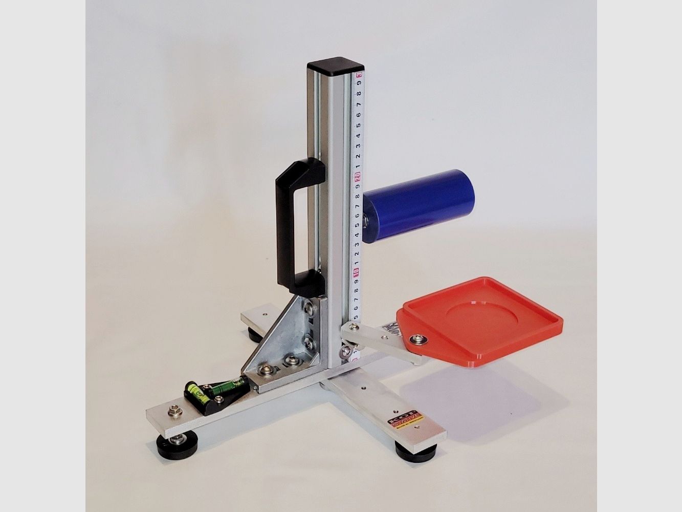 KGF Auflagestativ - Auflageständer Alu X-300-Ultimate klappbar mit Buchenholz-Auflage, Waage, Griff, Maßband + Munitionshalter