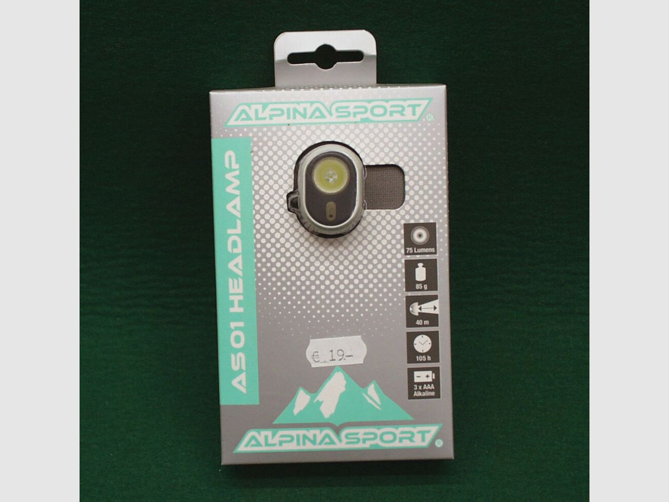 Alpina Sport AS01 Stirnlampe/Headlamp