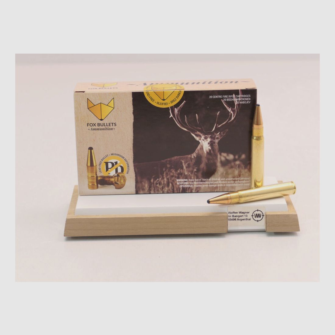 Fox Bullets 220grs A20 9,3x62