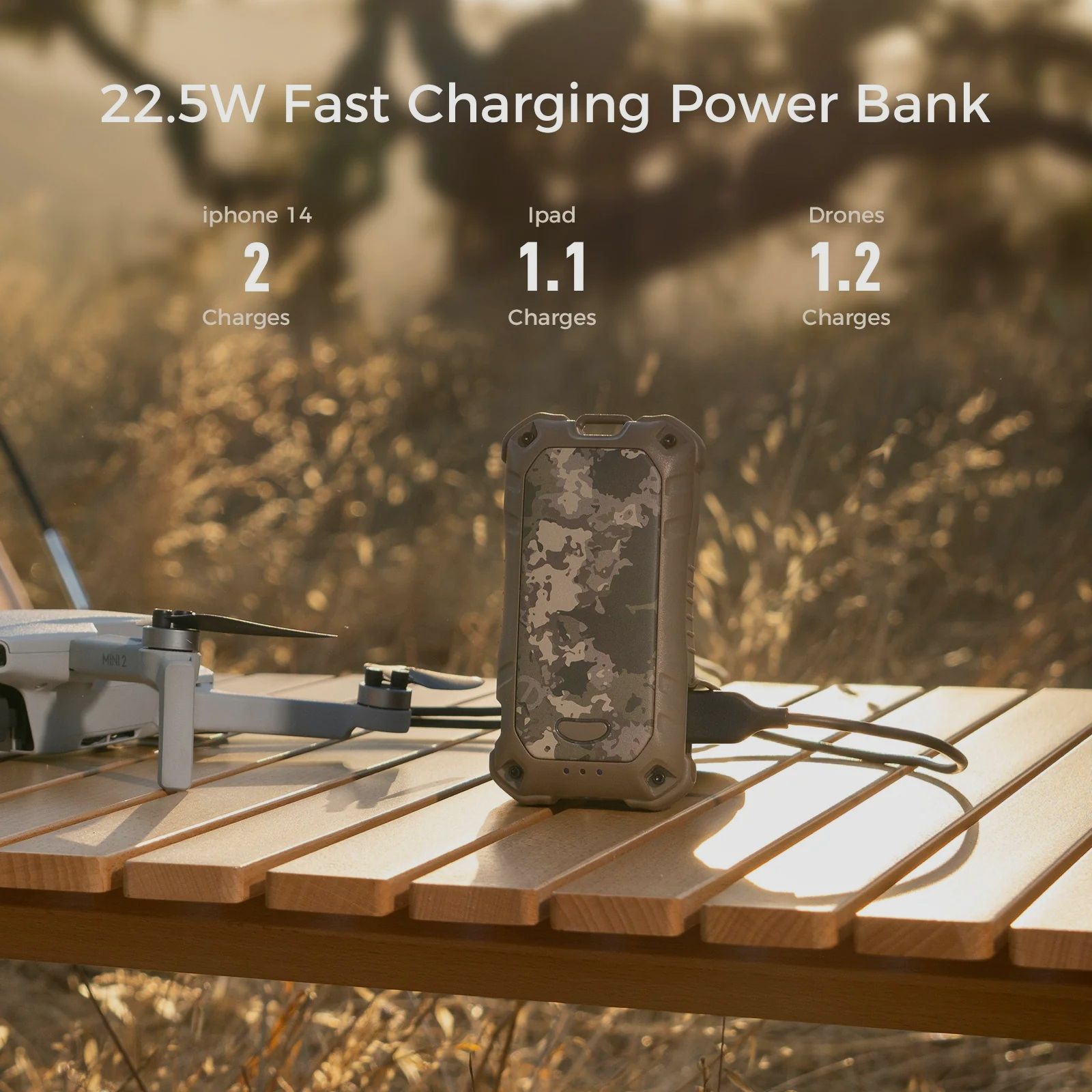 Elektronische handwarmers / powerbank / zaklamp 10.000 mAh - 18 uur, afbeelding 8 van 8