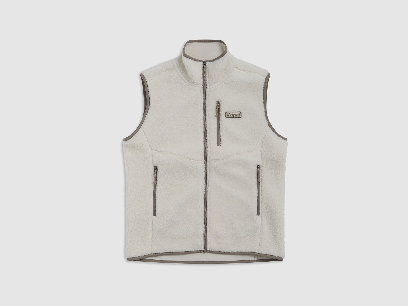 Gilet en polaire Bergans Lunnan pour femmes Vanille Blanche XS