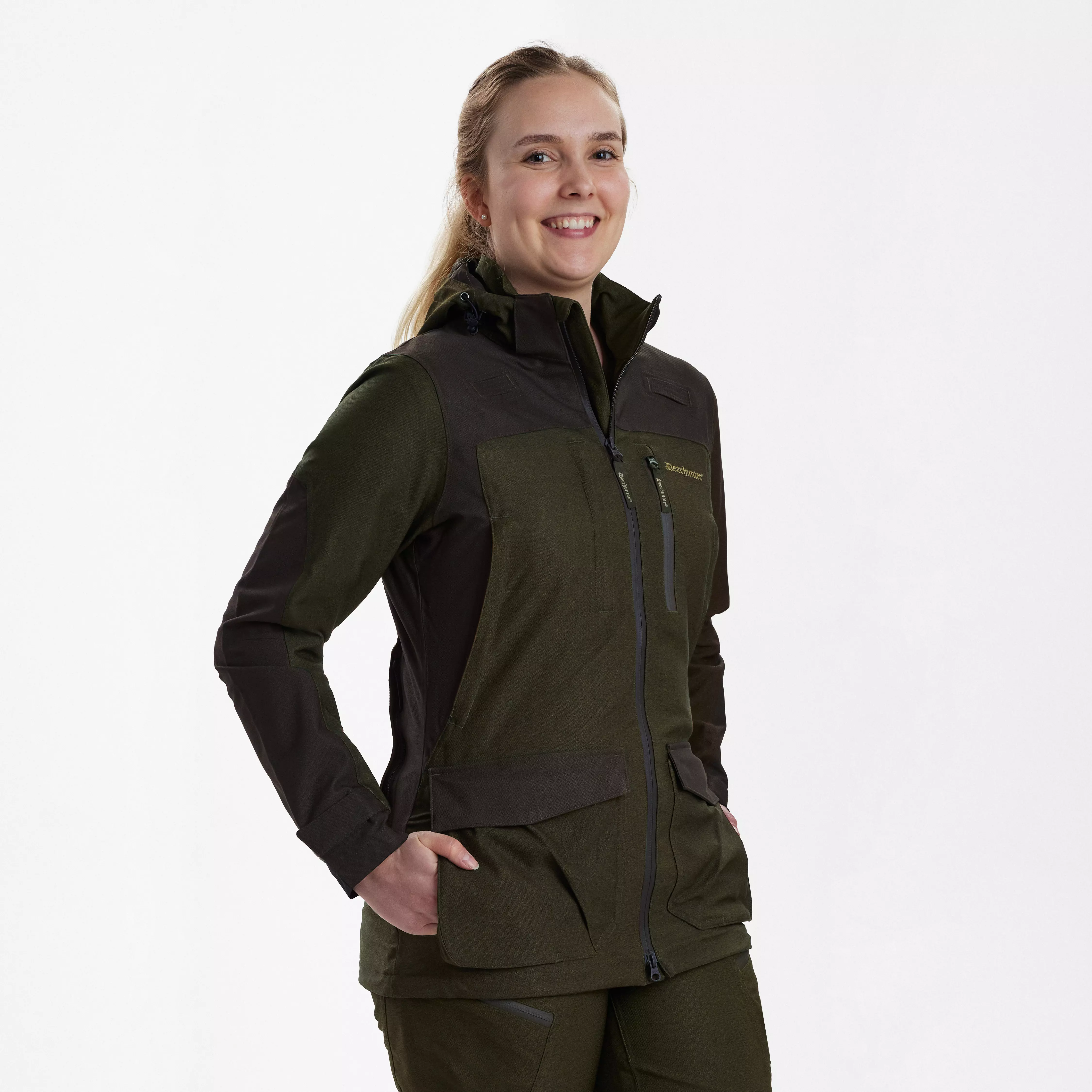 Veste Lady Chasse - Olive Night melange, image 1 sur 5