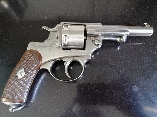 Seltener Revolver 1873 Reglementar Marine 1. Typ – Kaliber 12MM – Monomatrikulation – TBE