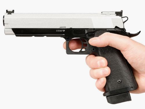 Pistola de airsoft Double Bell Hi-Capa 5.1 de metal completo CO2BB 6mm BB