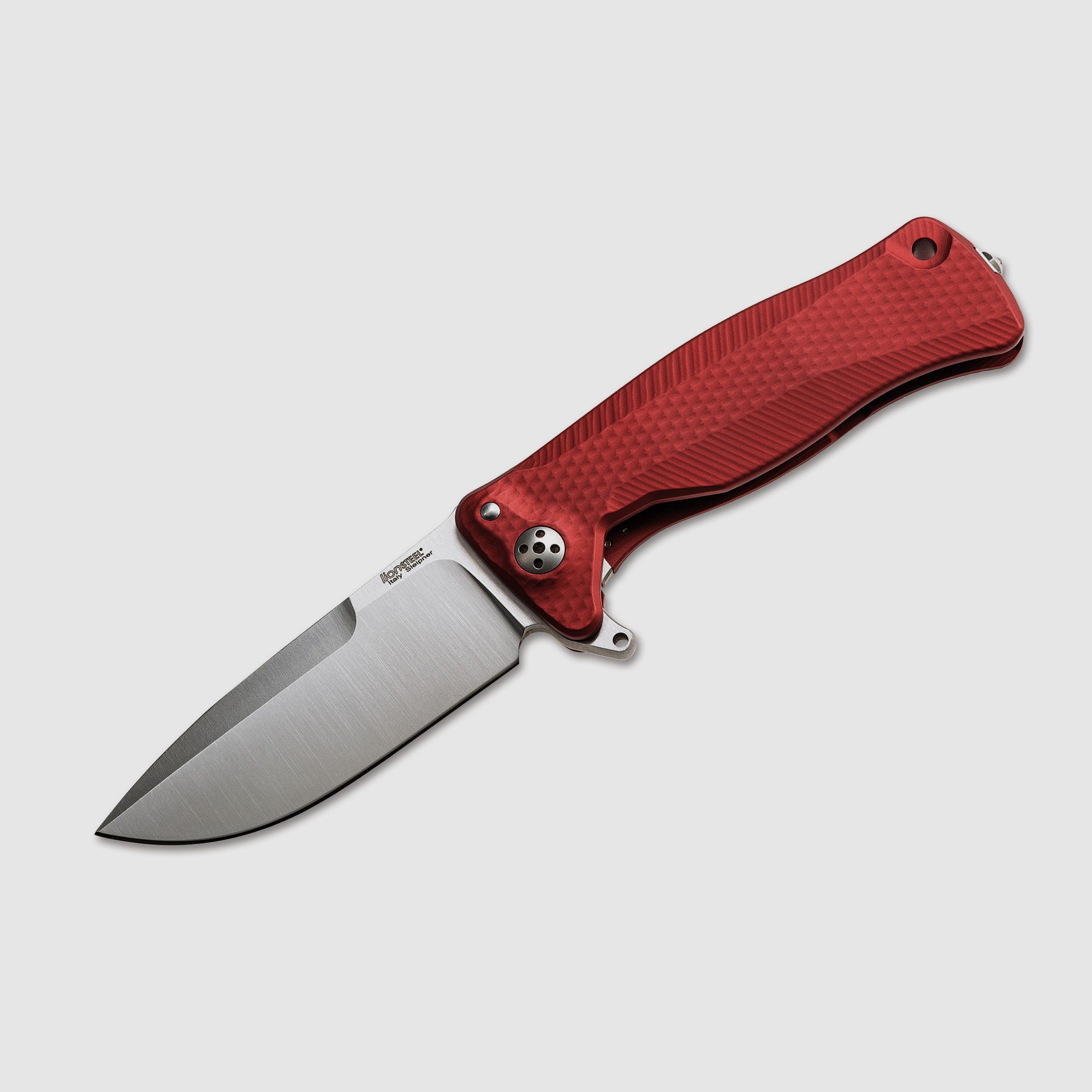 Taschenmesser LIONSTEEL SR-11 ALUMINIUM RED SATIN