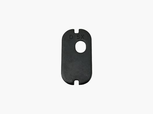 Benelli plate for stock adjustment bend 64 mm (D) right/left in steel