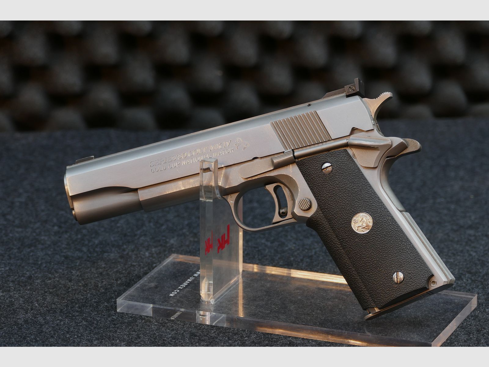 Colt Series 80 MK IV — Gold Cup National Match — .45 Auto (.45 ACP), stainless steel