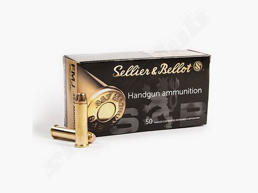 Sellier & Bellot .357Mag. FMJ 10,24g/ 158gr - 50 Stk