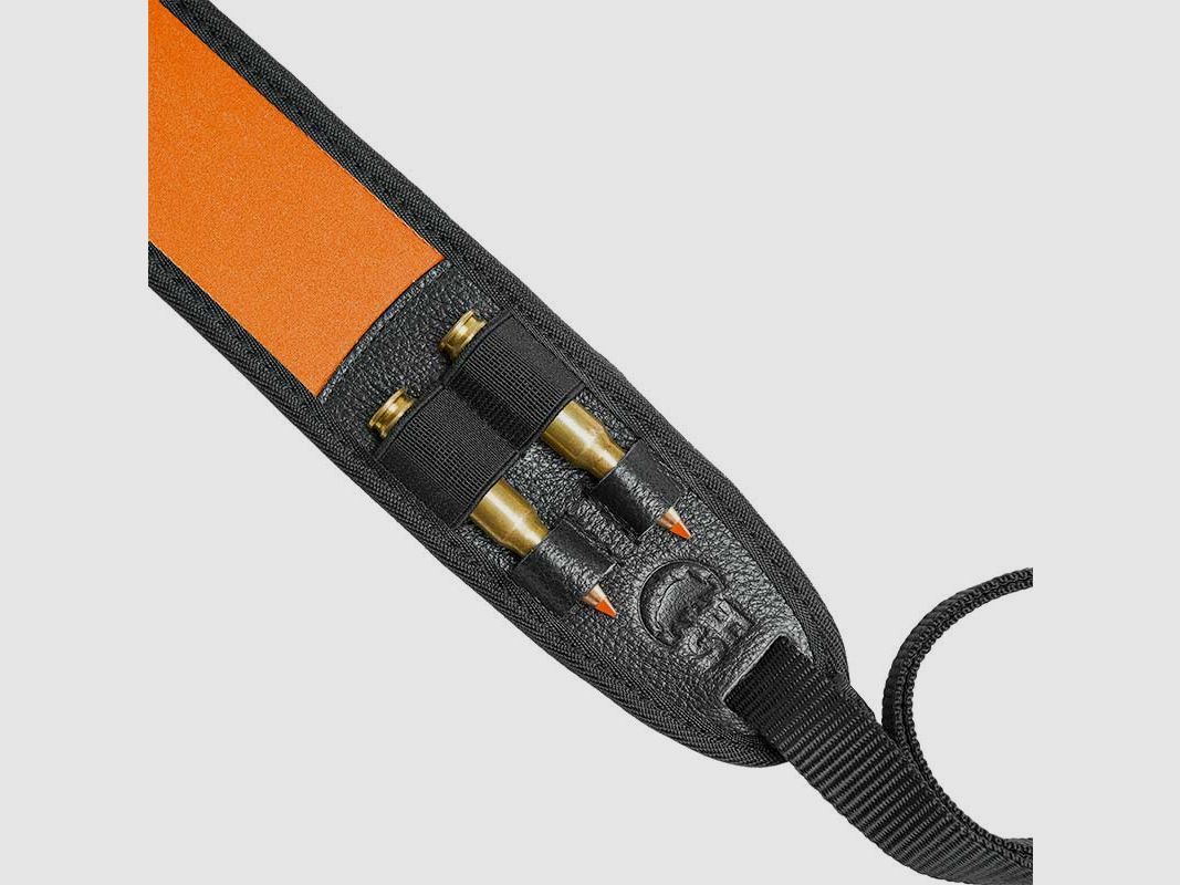 Sauenhammer Riemen Drückjagd Orange mit Schwarzem Logo, Bild 7 von 8