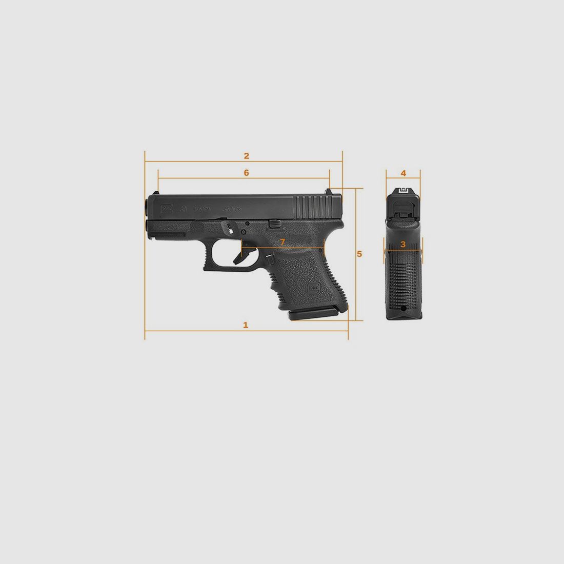 GLOCK 30 SF (Short Frame) – Kal. .45 ACP