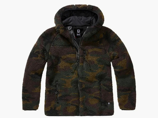 Brandit Brandit Jacke Teddyfleecejacket Hood Frauen - Woodland / XL Damen