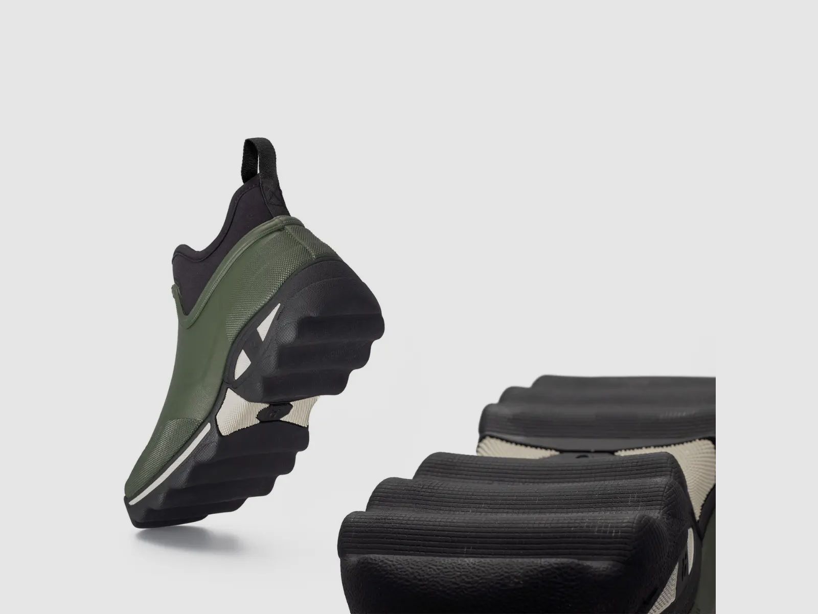 Rouchette Damskie Botki Clean Lady (Khaki)