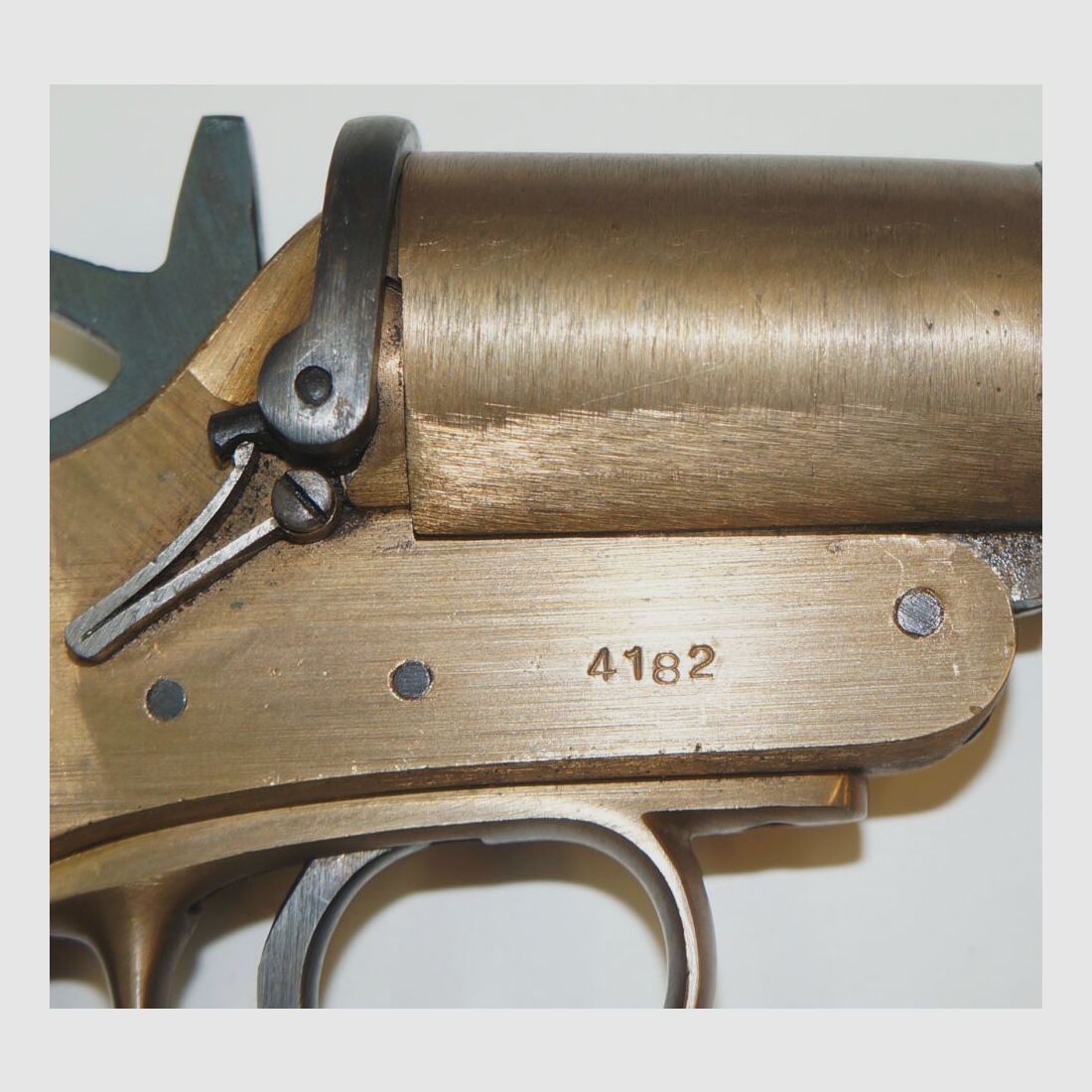 Schermuly Limited Rettungsleinenpistole, Schermuly Pistol Rocket Apparatus (SPRA), mit Trage- bzw. Haltegriff