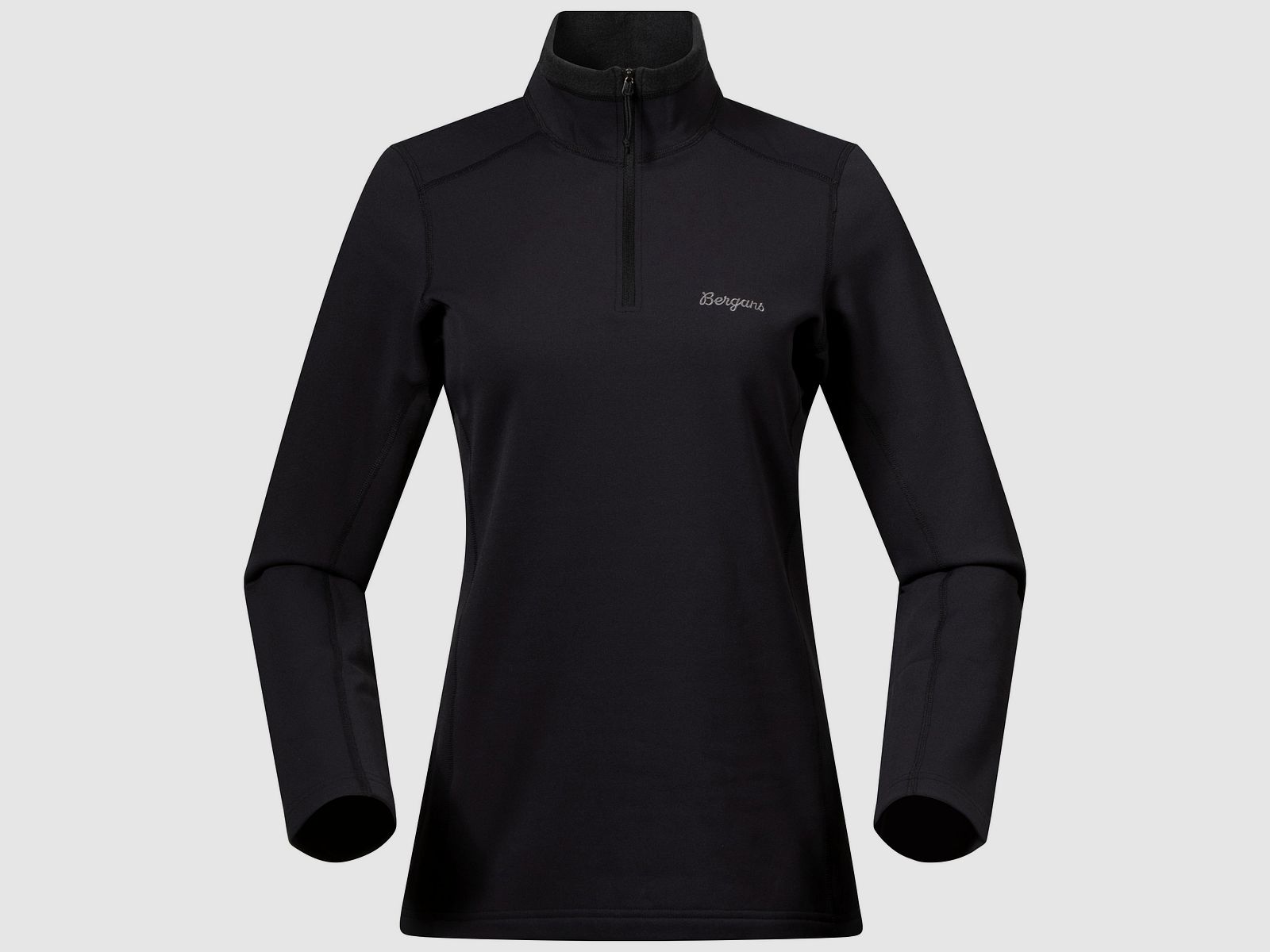 Bergans Midtli Midlayer Half Zip Kobiety Czarny XS