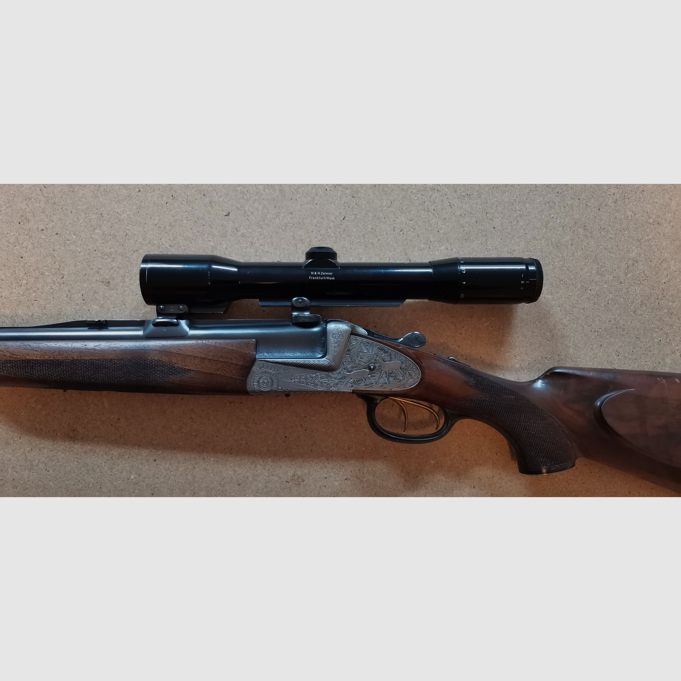 Fusil à deux coups Winkler Ferlach 5,6 x 50 R Mag., 16/70