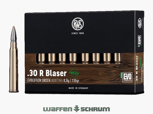 RWS Evo Green 8,8g - 136gr .30RBlaser