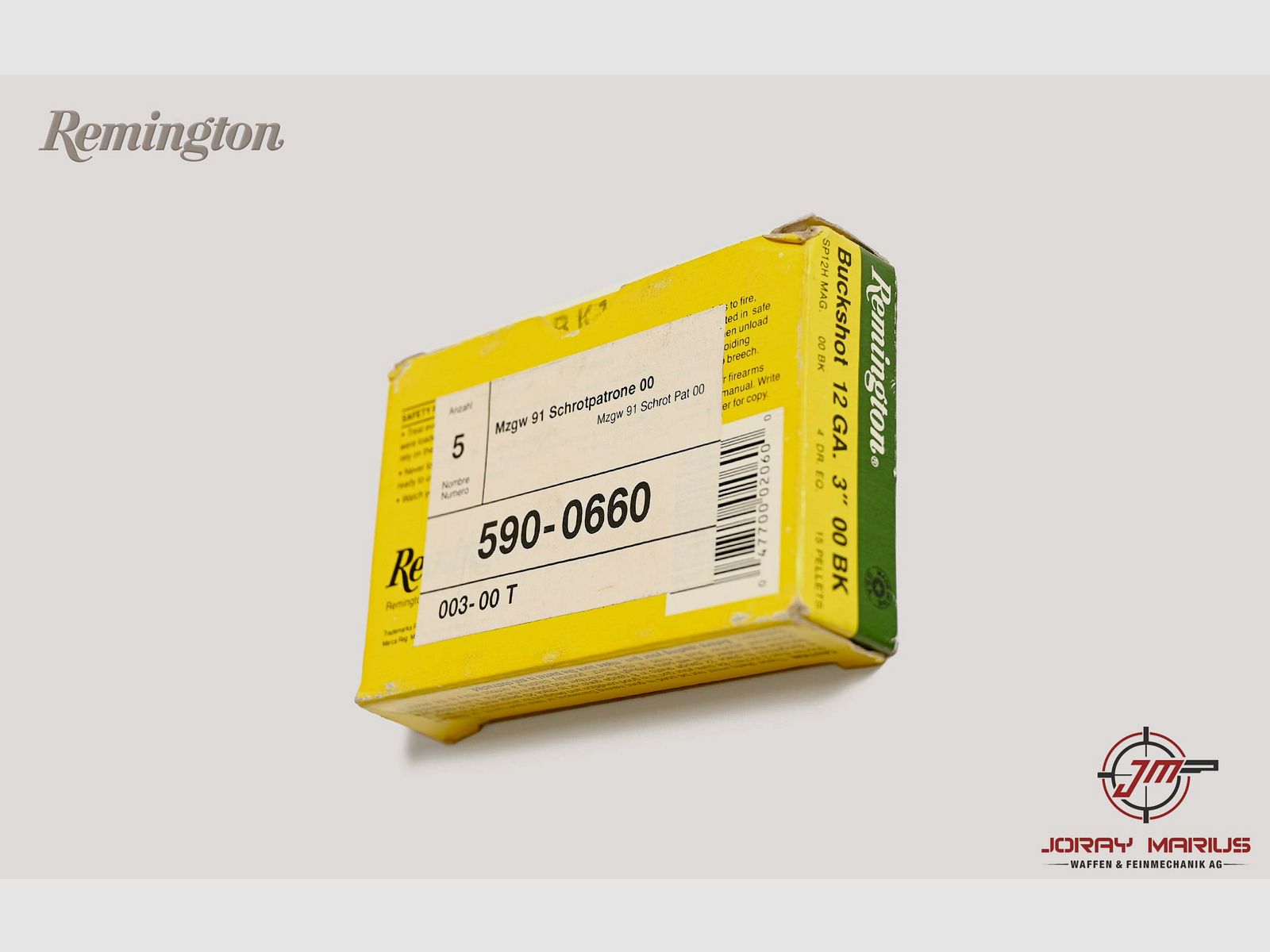 12/76 Remington OOBK für Mzgw 91 Sammlermunition