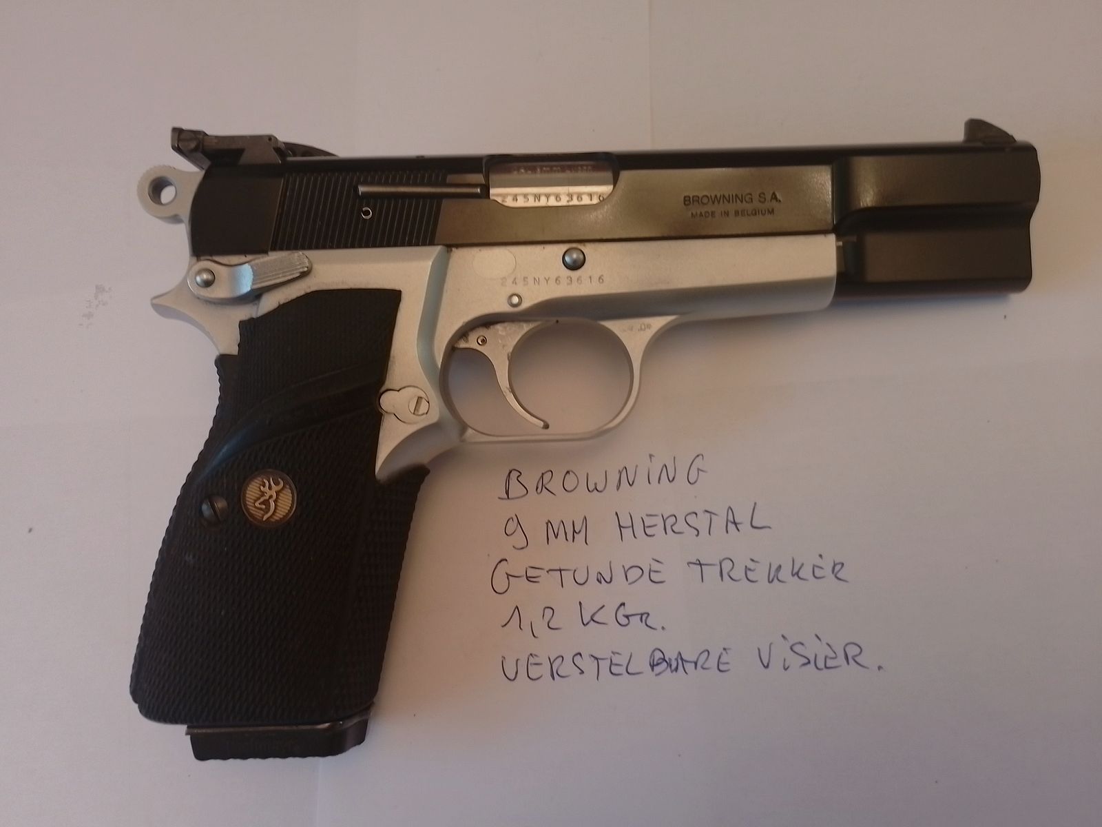 Browning 9mm HP FN Herstal