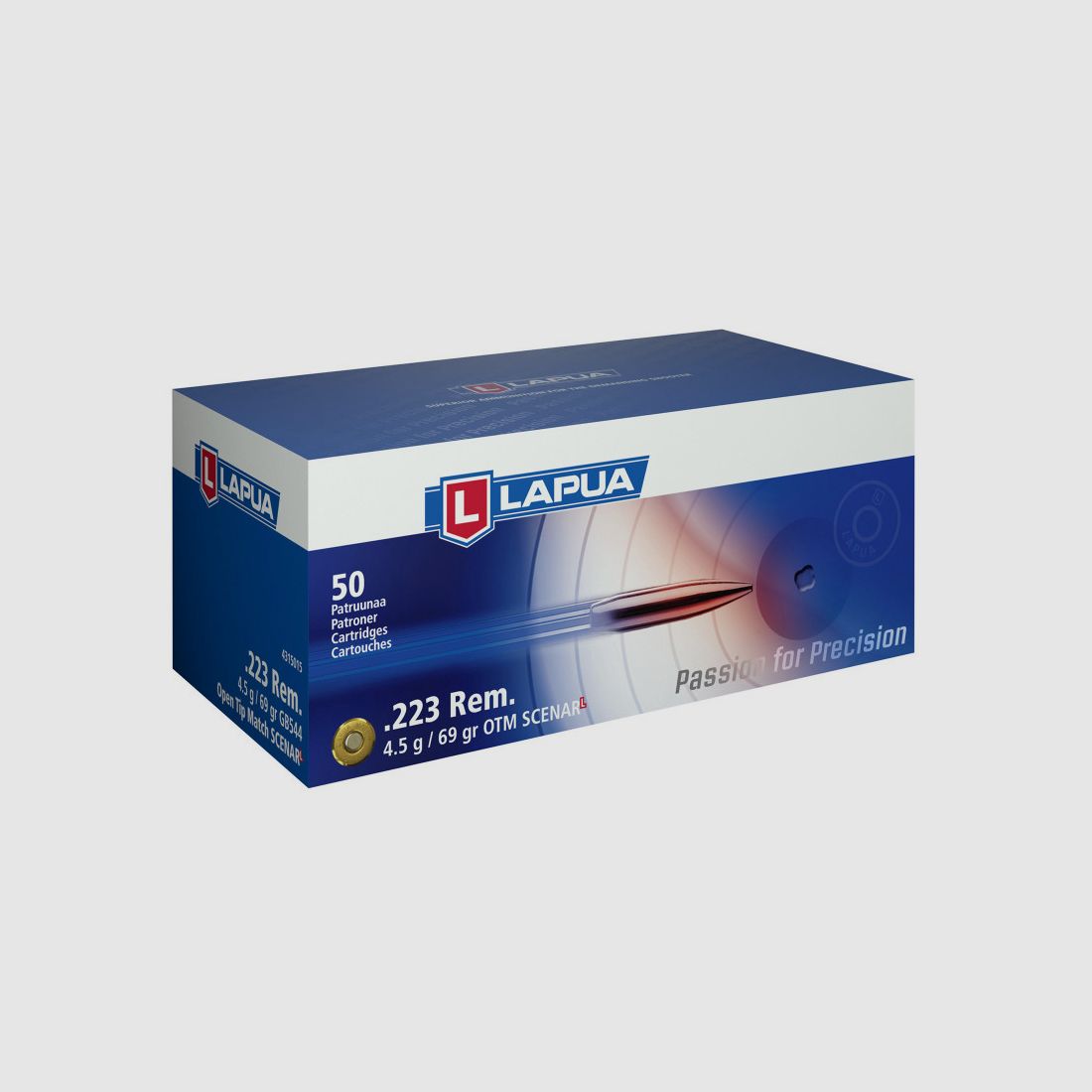 LAPUA 223 REM 69 GRS / 4,5 G OTM SCENAR 50 STK, Bild 1 von 2