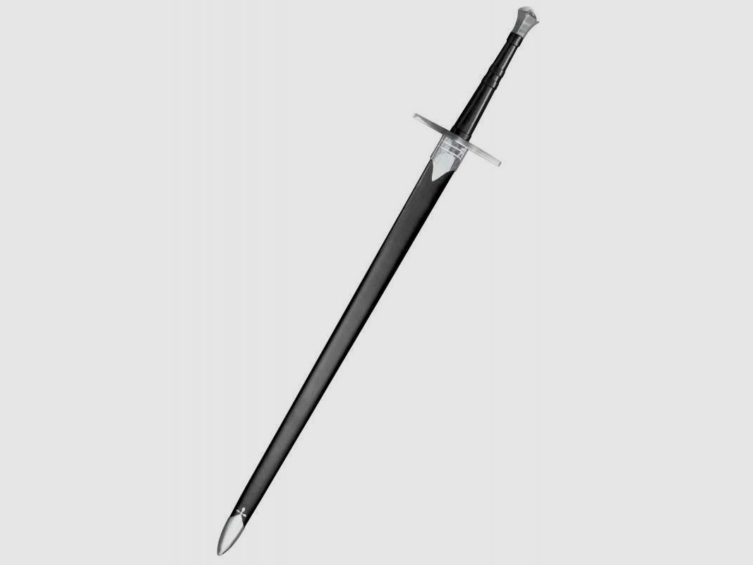 Cold Steel Anderthalbhänder, Bastardschwert mit Scheide