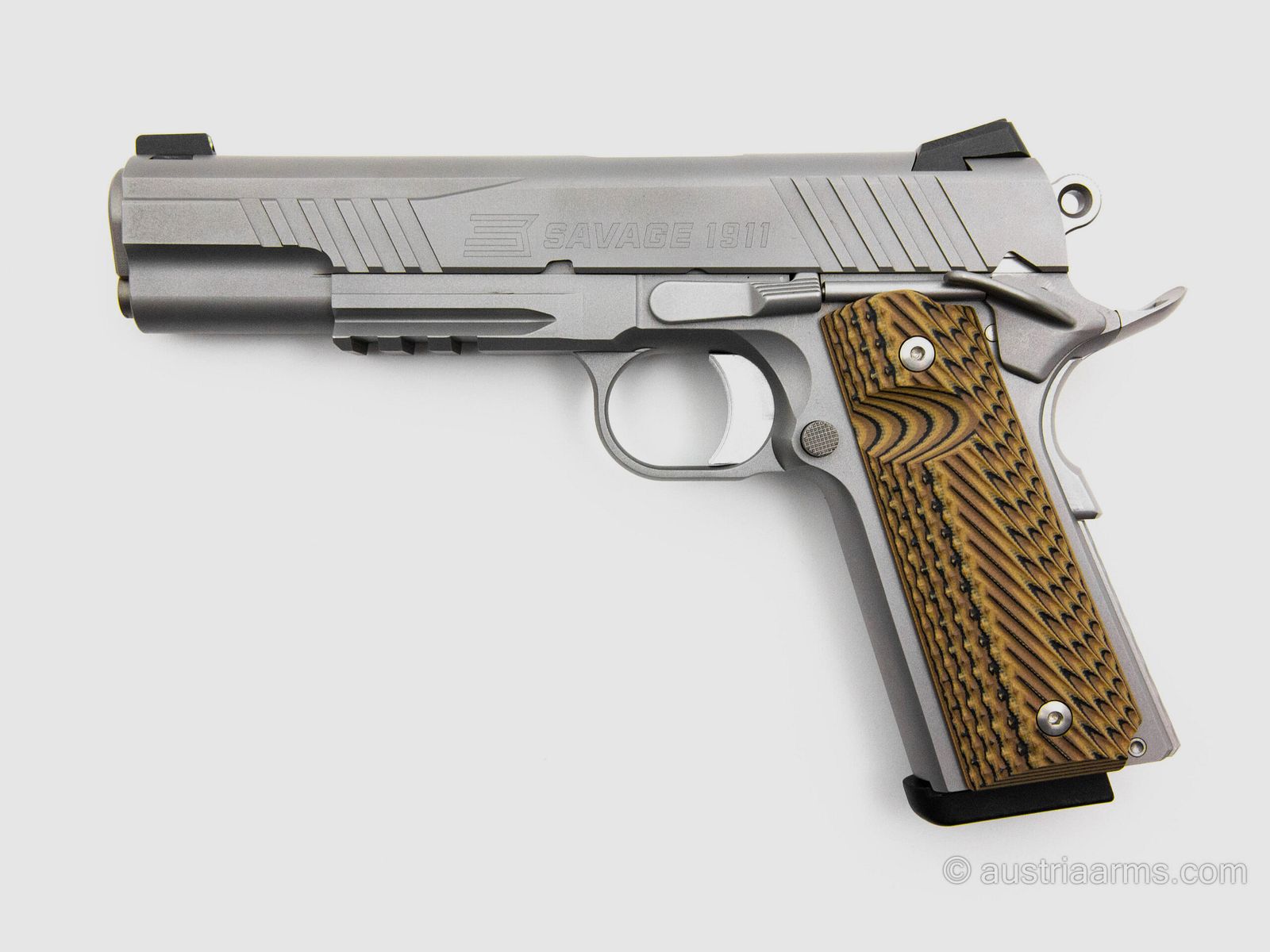 Savage Arms 1911 Stainless, New weapon, .45 ACP, image 1 of 4