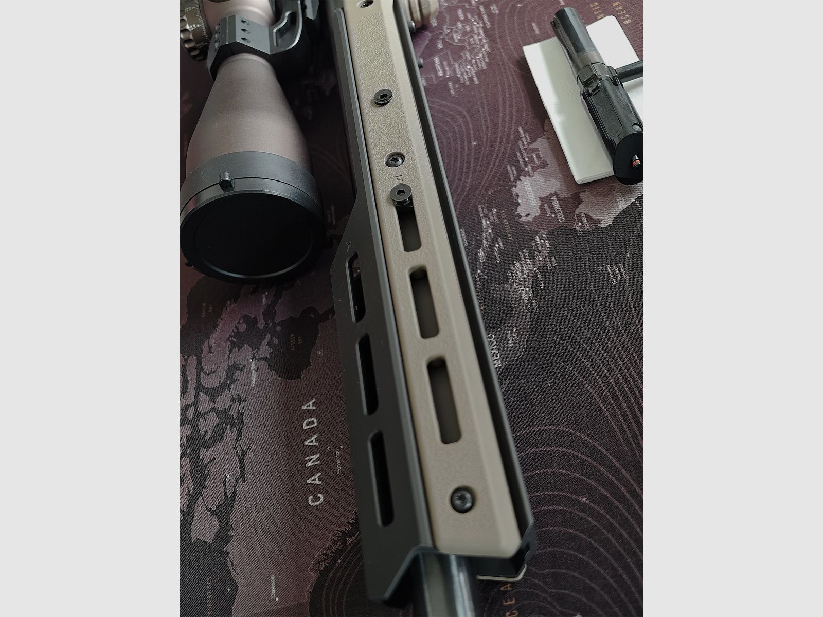 Anschütz APR 1761 Long Range +  XRS Enclosed Forend + Vector Optics SCFF-39 Continental x6 4-24x56 Coyote 
