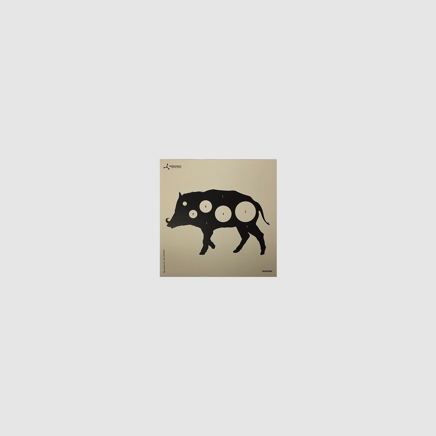 FLIP TARGET PAPIERZIEL HUNTING "CINGHIALE" 50 ST.