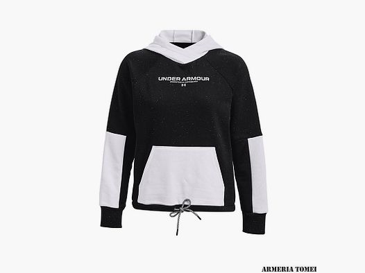 UNDER ARMOUR – WOMEN – RIVAL + FLEECE Black / White