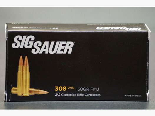 Sig Sauer .308 Win 150 gr FMJ