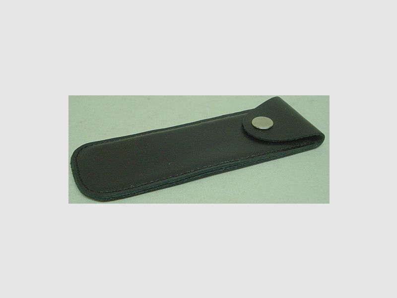 Lederetui schwarz - Außenmaß 138x46mm