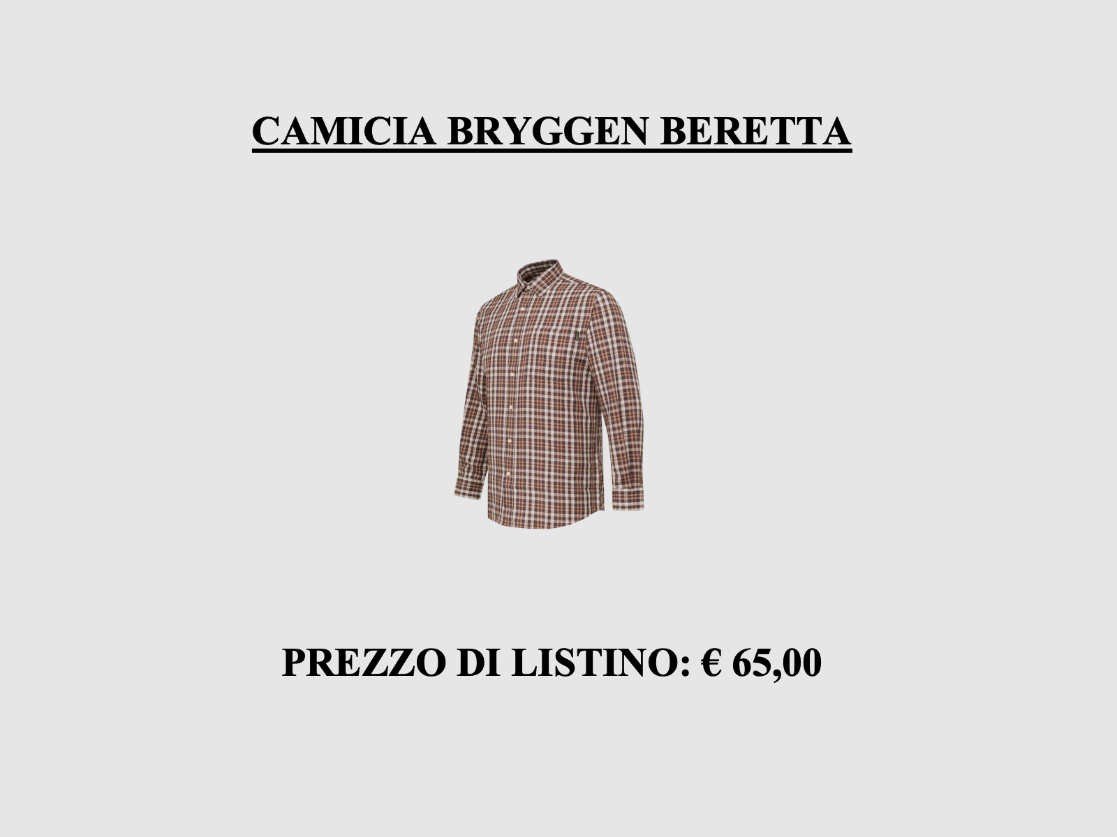Beretta – Camicia Bryggen Riverbank Lodge Check, immagine 1 di 5
