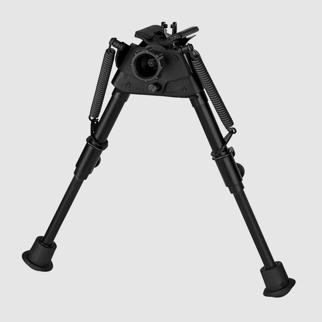 Bipode HARRIS 6–9" con articulación giratoria, ajustable sin escalas