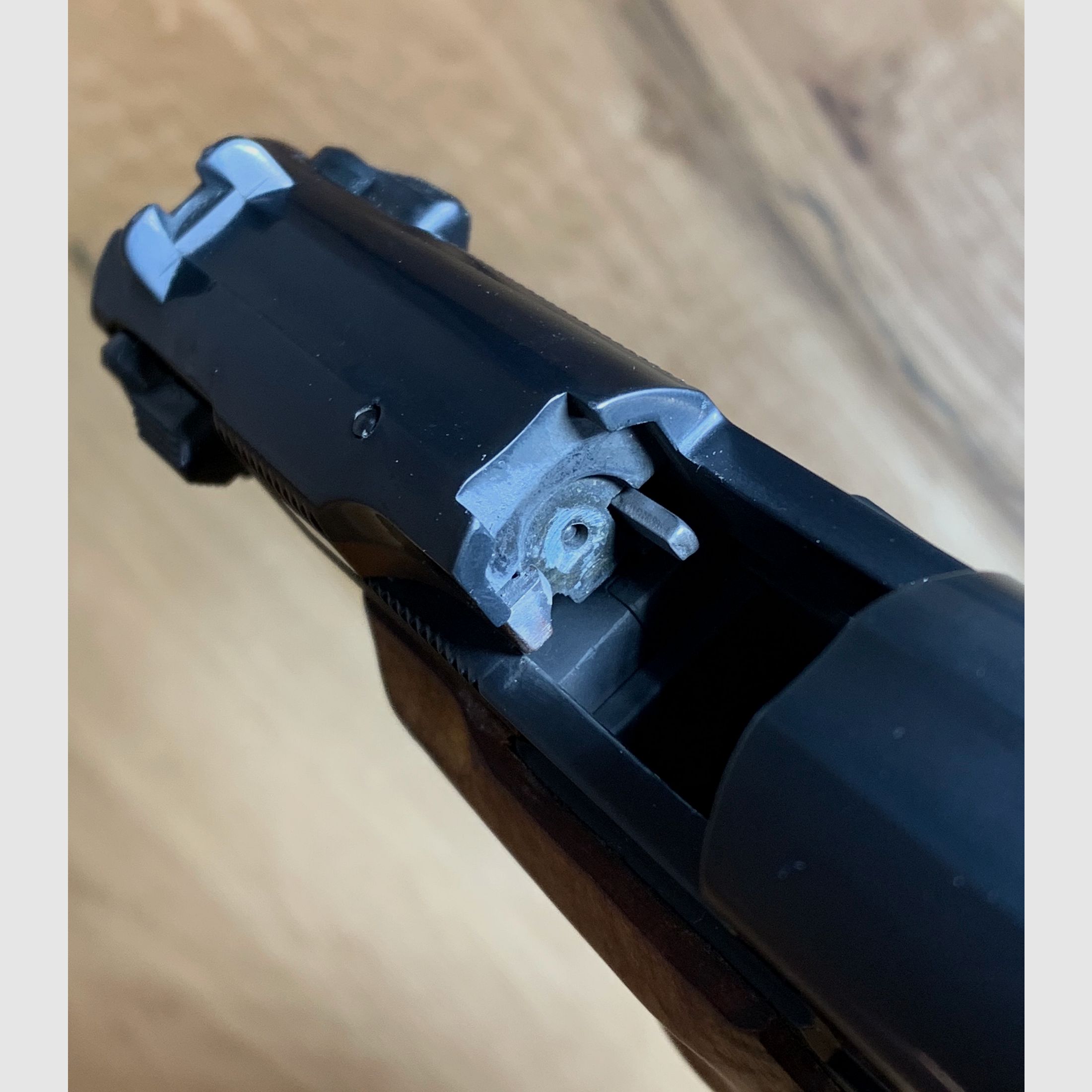 Walther P88 Compact signal pistol 9mm P.A.K. with wooden grips from Umarex