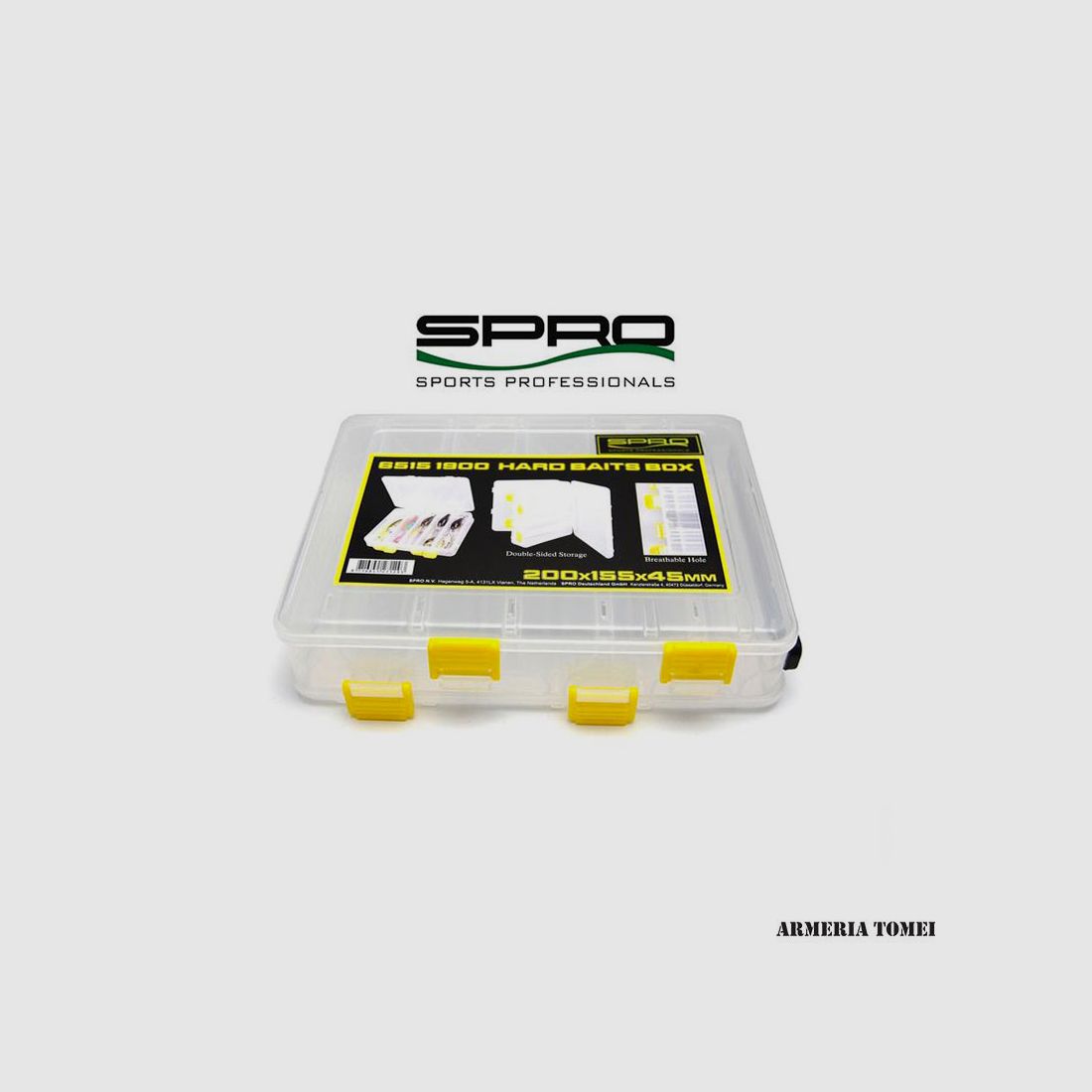 SPRO 6515 1900 HARD BAITS BOX 200x155x45 mm, immagine 1 di 3