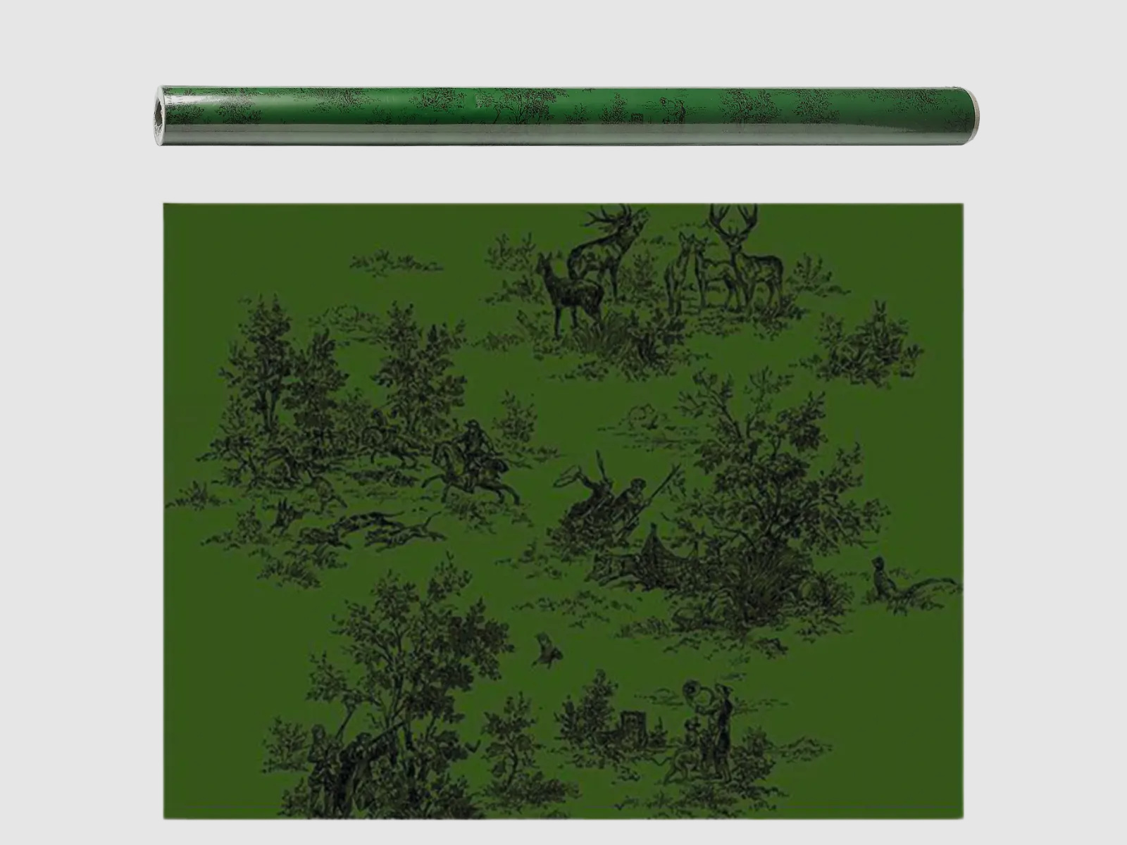 Geschenkpapier mit Jagdmotiven