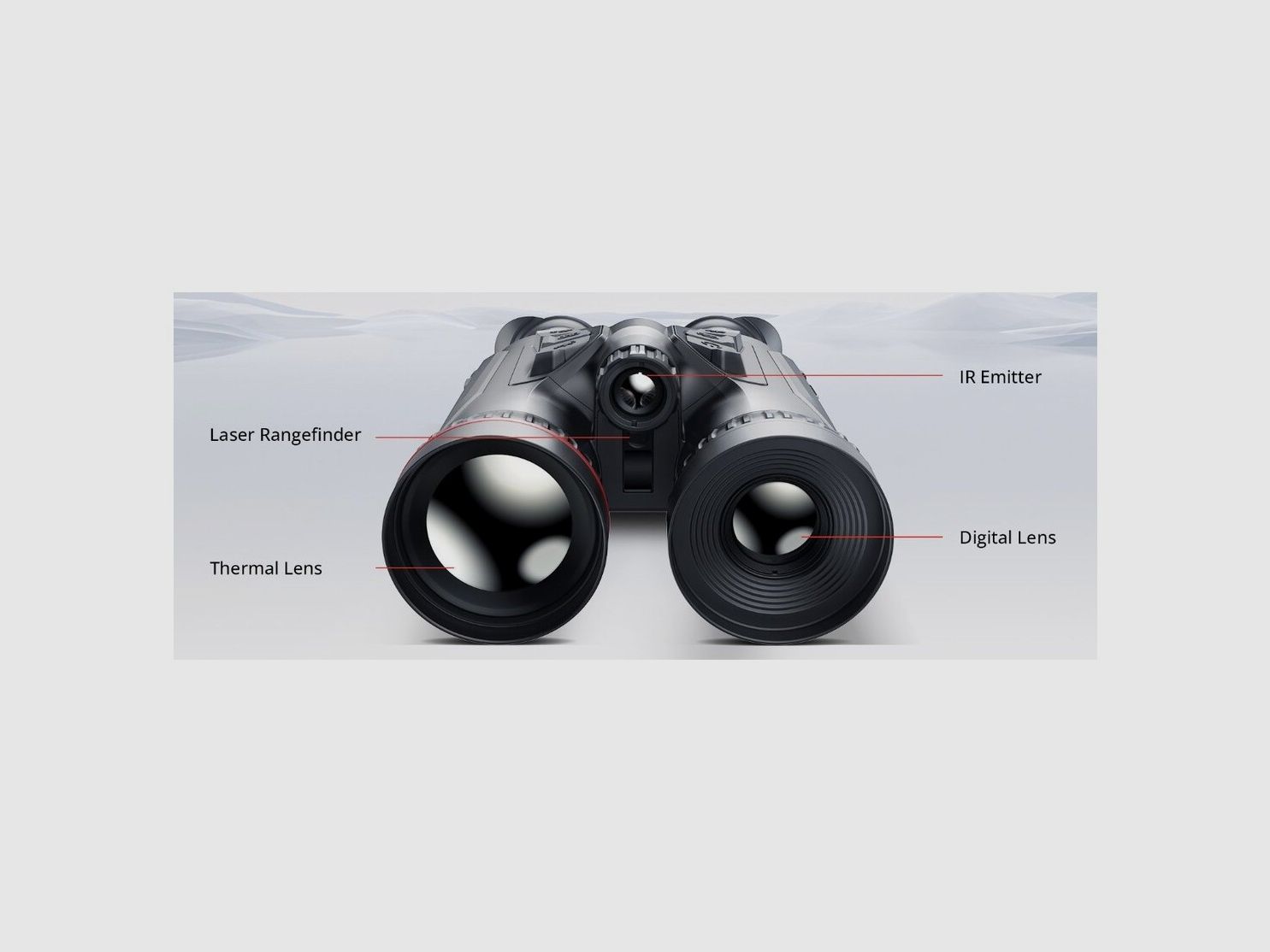 Hikmicro Multispektrales Fernglas HABROK Pro HX60LS 850nm, Bild 15 von 16