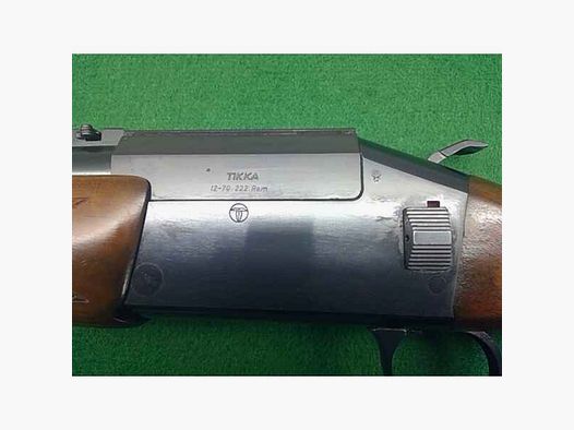 Bockbüchsflinte Tikka Kal.12/70-.222Rem. gebraucht