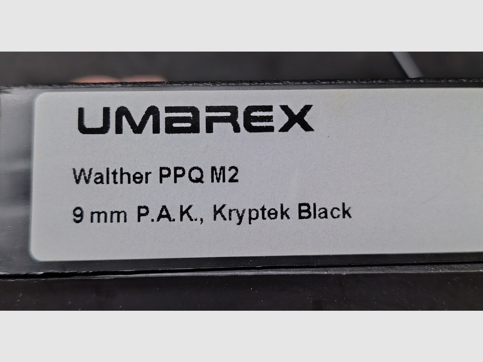 Walther PPQ M2 Kryptek Black PAK/Strzał ostrzegawczy