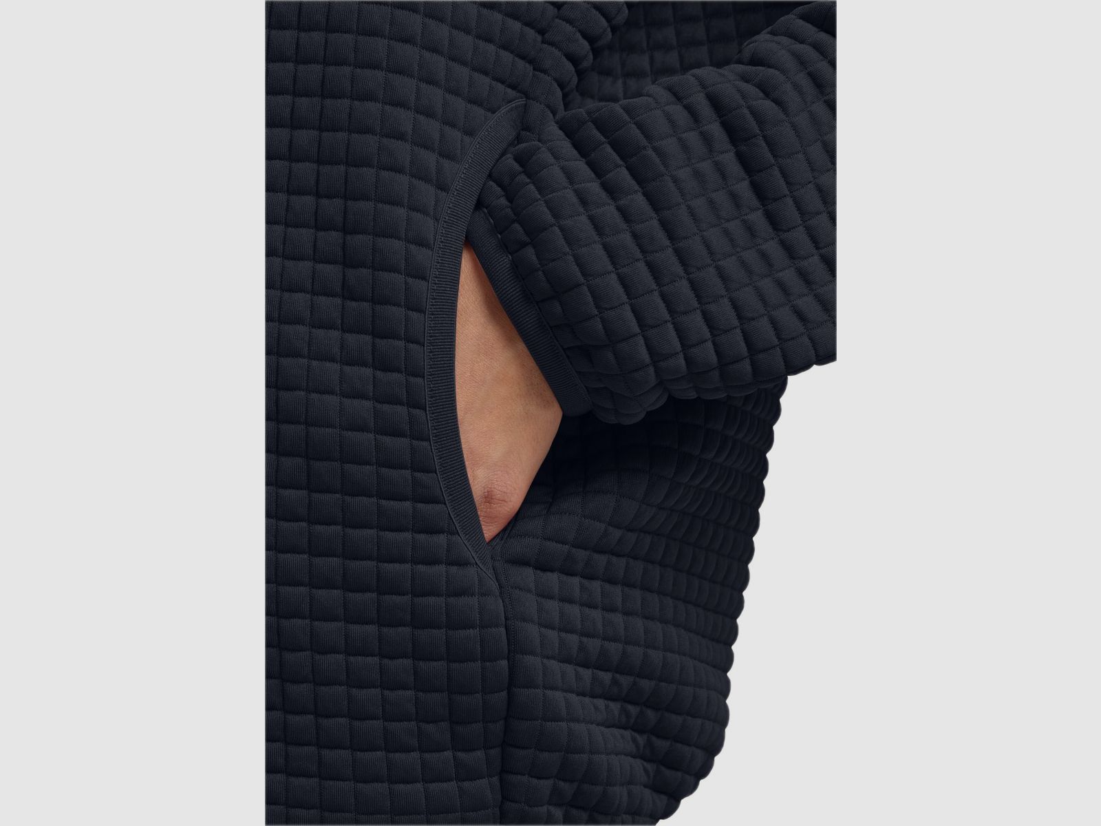 JACK WOLFSKIN Mogari Felpa con Cappuccio Fz W Blu Scuro