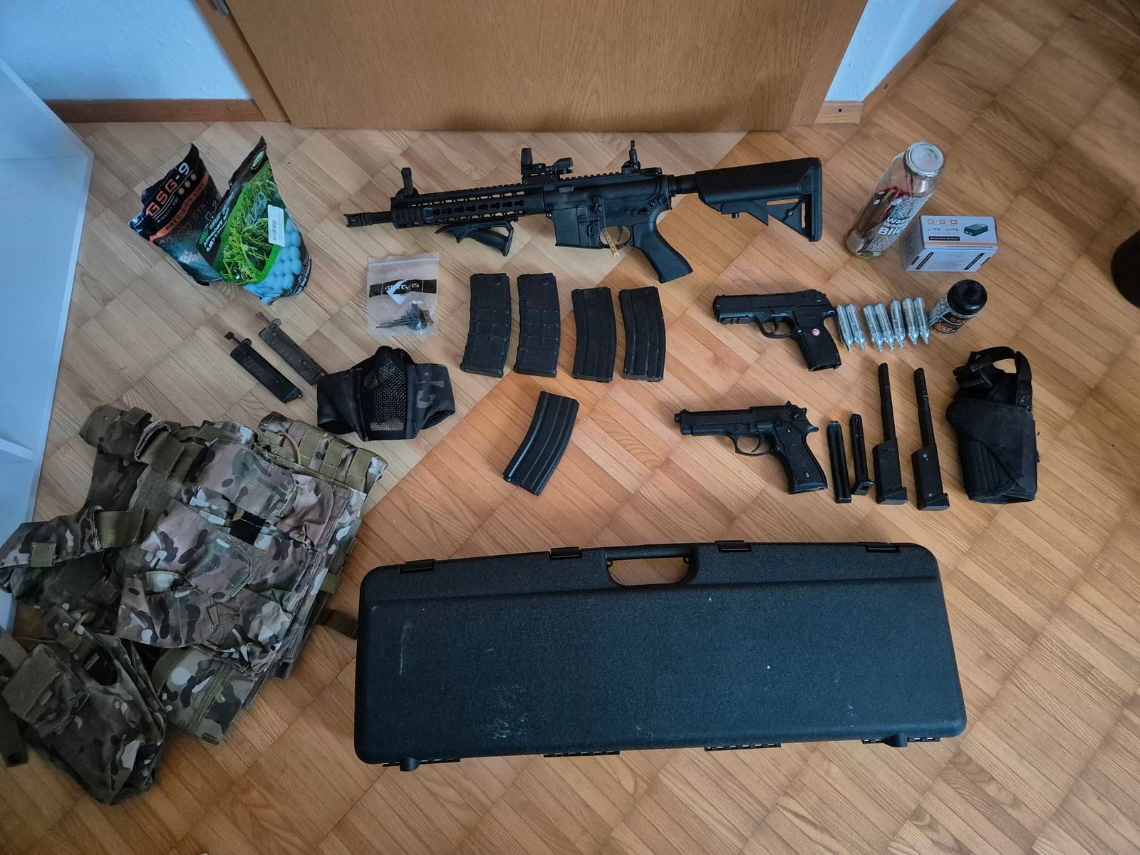 Airsoft uitrusting compleet