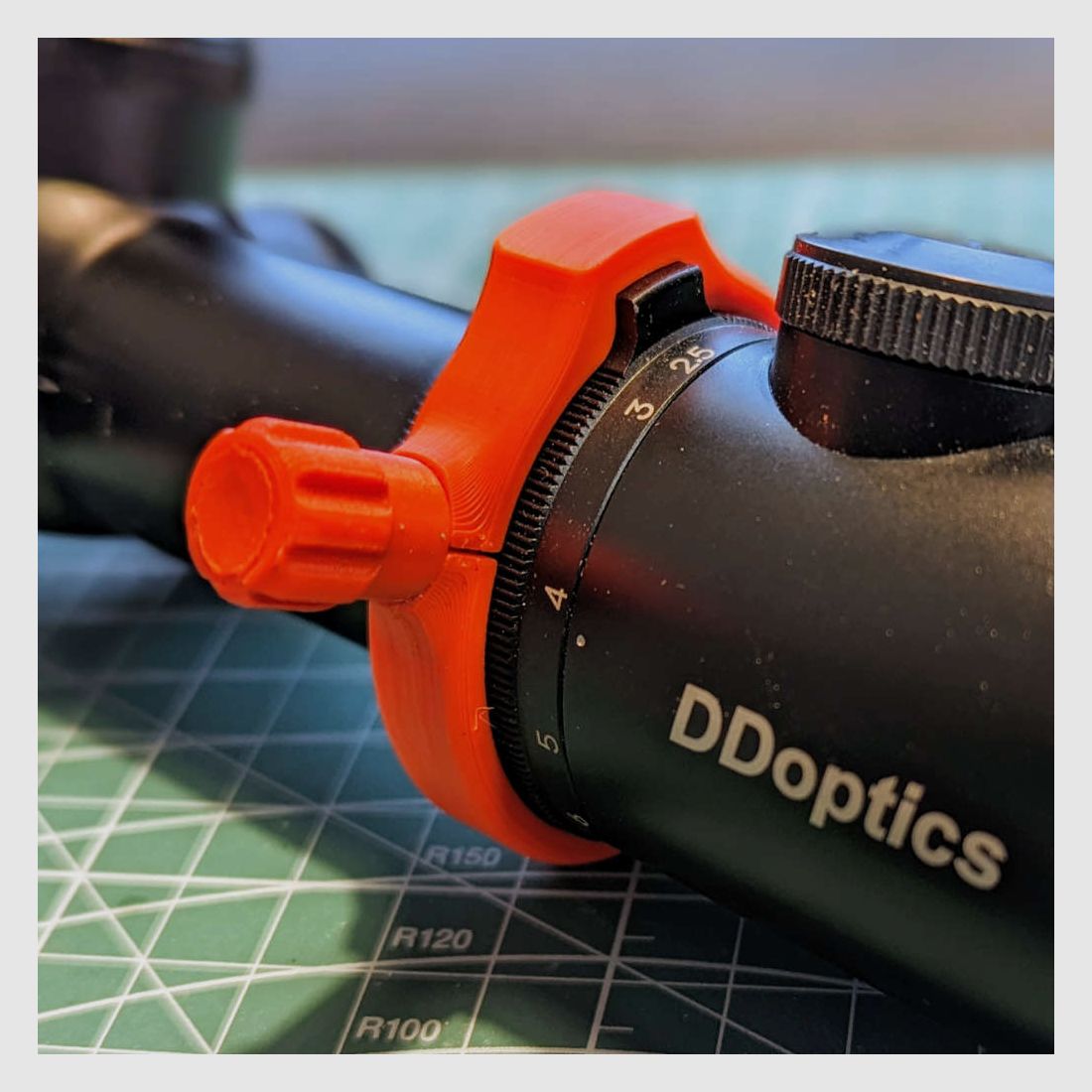 Für DDoptics Gen2: Schnellverstellhebel für Vergrößerungseinstellung der Gen2 Serie