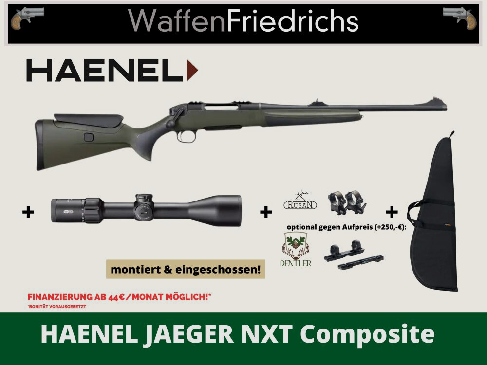 HAENEL JAEGER NXT Ensemble complet en composite Jeune chasseur "Horrido" - Armes Friedrichs