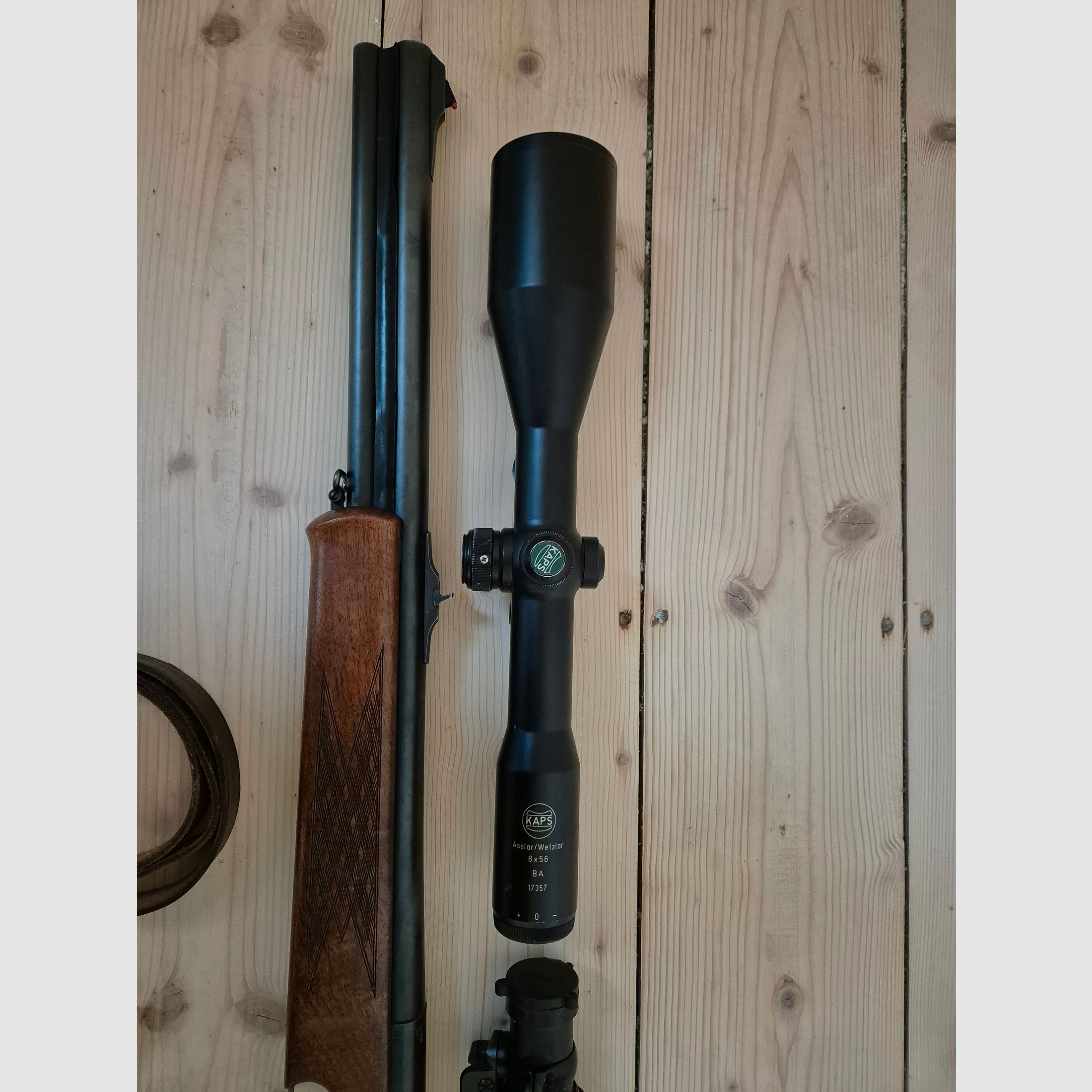 Doppietta Bock Blaser / Sauer 97 8x57IRS con capsule e Aimpoint