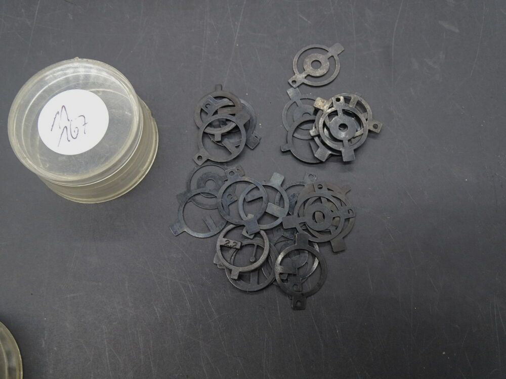 25 x anillo de mira para Anschütz, Suhl, Walther, Feinwerkbau 25 piezas anillos de mira 14,5 mm