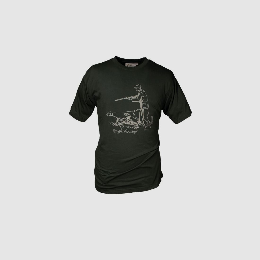 Hubertus T-Shirt Rough Shooting oliv