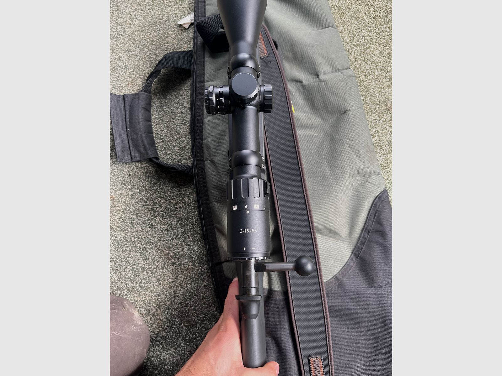 Mauser M18 Kaliber 8x57is  mit Minox 3-15x56 und Mauser Schalldämpfer 